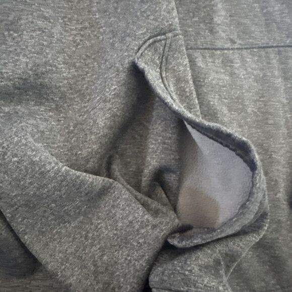 Under Armour Storm Mens Loose Pullover Hoodie Big Logo Size Medium Gray Red - Picture 6 of 8